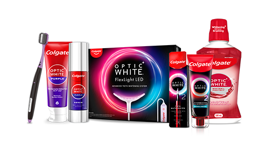 Colgate optic white packshot
